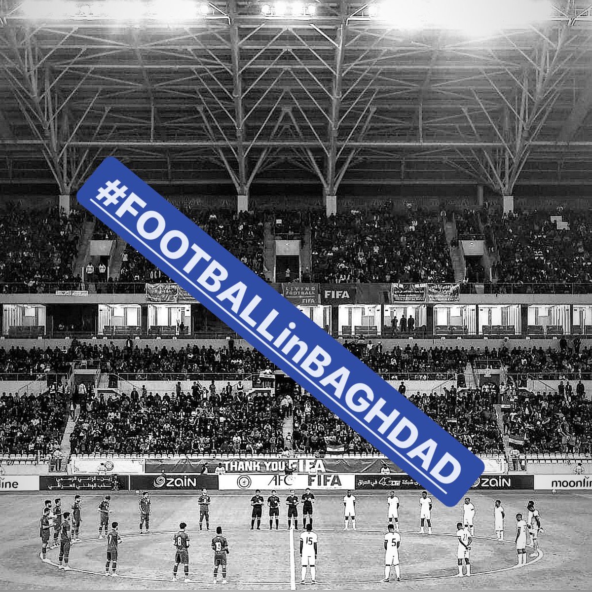 proplay_fc's tweet photo. Football is the world game, football is for everyone. Today, we are announcing a global social campaign to bring international #FOOTBALLinBAGHDAD . 

📲 Comment on @FIFAcom accounts. 
📸 Share your football activities in Baghdad. https://t.co/f8ombrWqP8