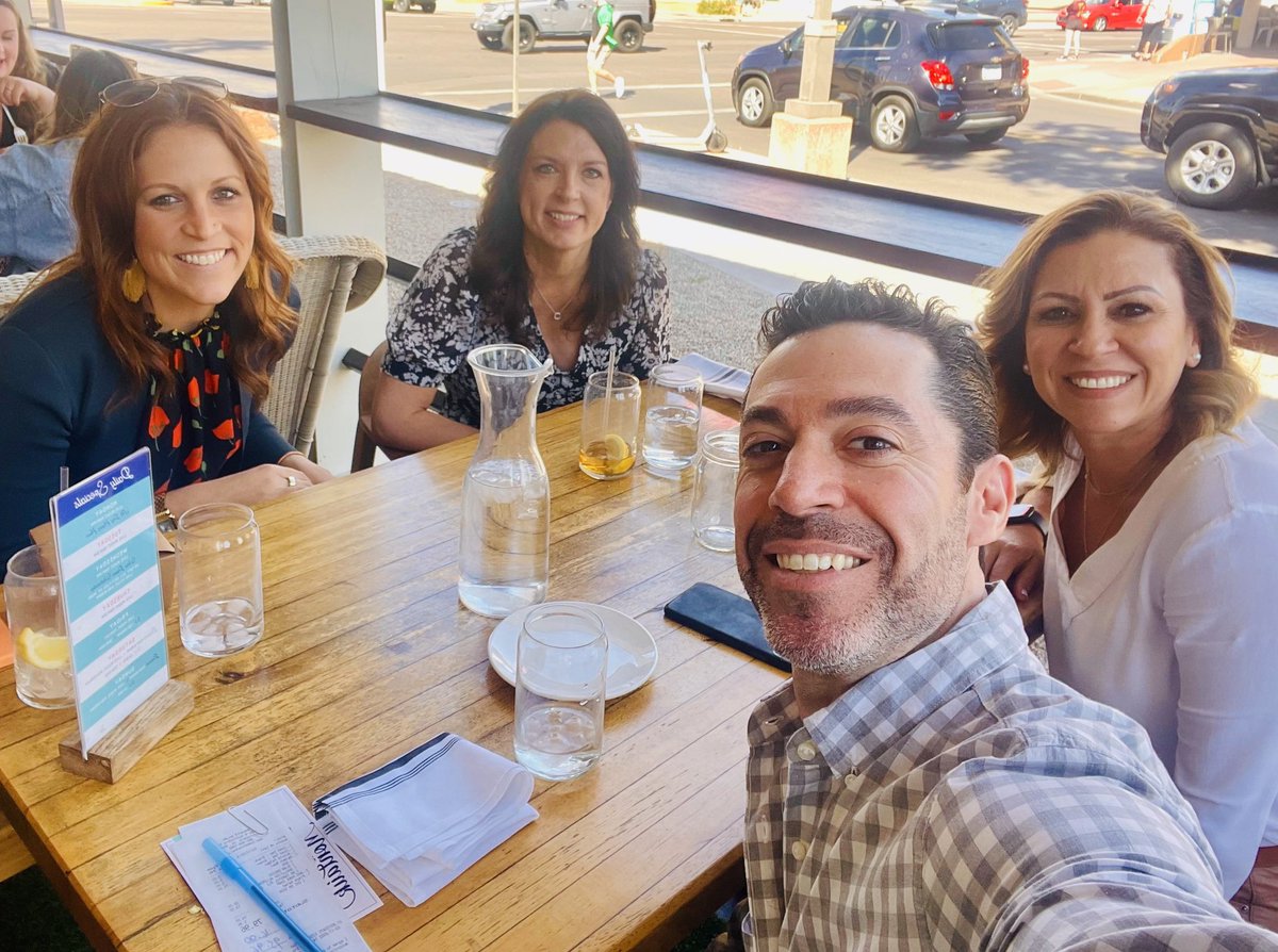 Celebratory lunch with the <a href="/SLAM_Foundation/">SLAM Foundation</a> team. Years in the making to bring this dynamite new SLAM! campus to Arizona. Welcome to the 480! 🏜🌵🥳