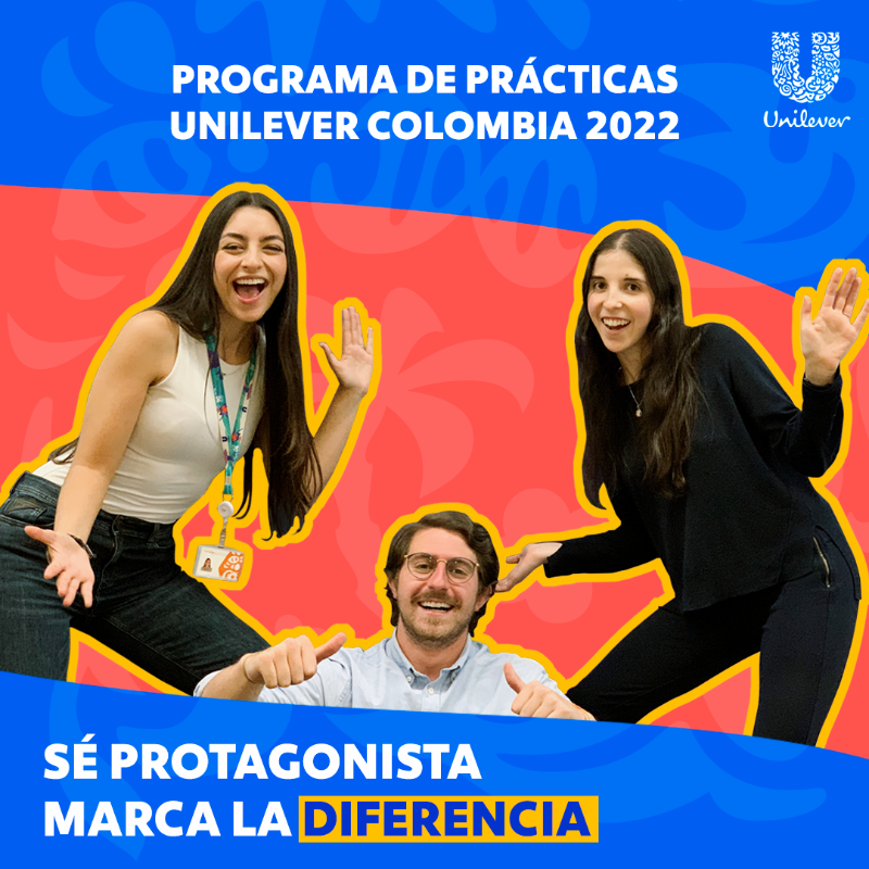 🔝 ¡En Unilever podrás marcar la diferencia en proyectos únicos en los que tú eres protagonista! 💪🏻 Ya abrimos las inscripciones para el Programa de Prácticas Unilever Colombia 2022 🤩, inscríbete hasta el 13 de Abril acá: bit.ly/PracticasCOL20…

#MarcaLaDiferencia #UnileverCol
