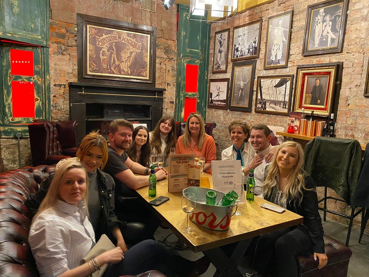 Pre Pay Day drinks with the <a href="/Pepperells/">Pepperells Solicitors</a> Lincoln team tonight. Its been a busy first quarter and lots of exciting things coming up to celebrate. Thank you @BenPepperell for picking up the tab 🍻🍷💜
#YourPartnerForLife #TeamPepps