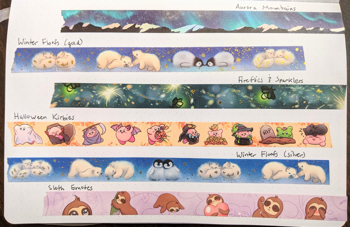 adriansloth_'s tweet photo. [WASHI TAPE GIVEAWAY]

How to enter:
• Follow
• RT &amp; Like this post
• Ships to US only

✨ 3 winners✨
1st winner can pick any 5
2nd winner can pick any 2
3rd winner can pick any 1
 
Ends on April 2nd 11:59 PM EST (US Eastern) https://t.co/pQnD8QE0he