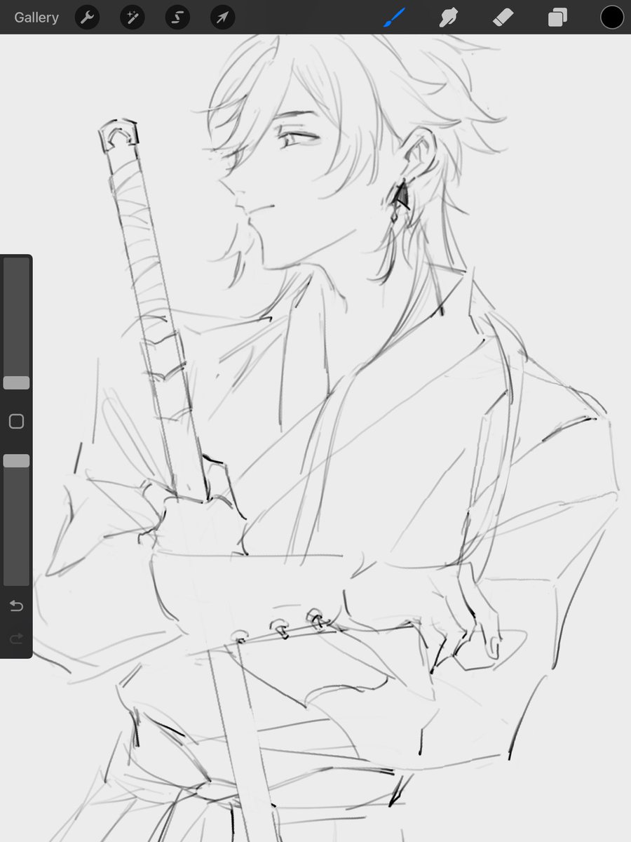 What if Zhongli uses a sword … T__^ 