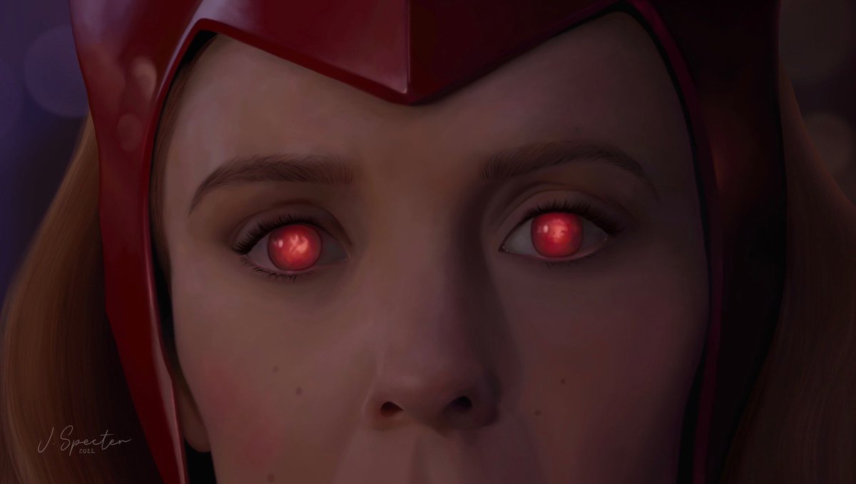 MaximoffCentral's tweet photo. Check out this insane artwork of Elizabeth Olsen as #ScarletWitch from Wandavision episode 6! 

Credit: @vormirsmaximoff https://t.co/7l7gLk1EHK