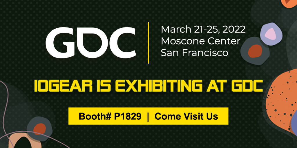 IOGEAR's tweet photo. 🕒 T-3 Days until GDC 2022. Will we see you there?
#GDC #GDC2022 #GameDevelopersConference #GameDevelopersConference2022 #SanFrancisco #California #iogear #gaming #gamers #tech #gaminggear #gamingsetups https://t.co/UoftTeYhXZ