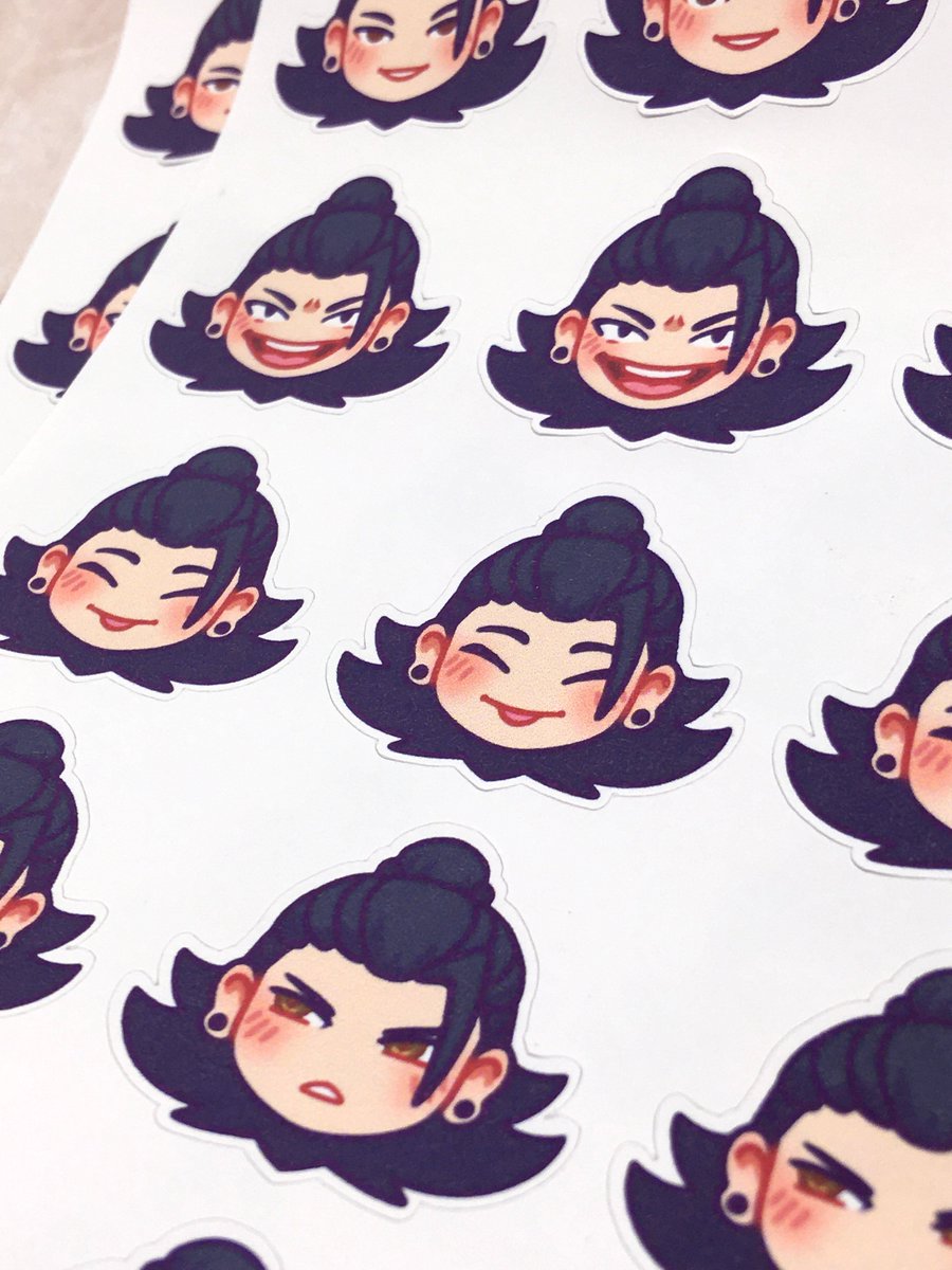 Oni_Sugar's tweet photo. Who else saw #jjk0 last night? I was hyped and made mood stickers!
#Jujutsukaisen0 #JujutsuKaisenSpoilers https://t.co/jXX4be7sM0