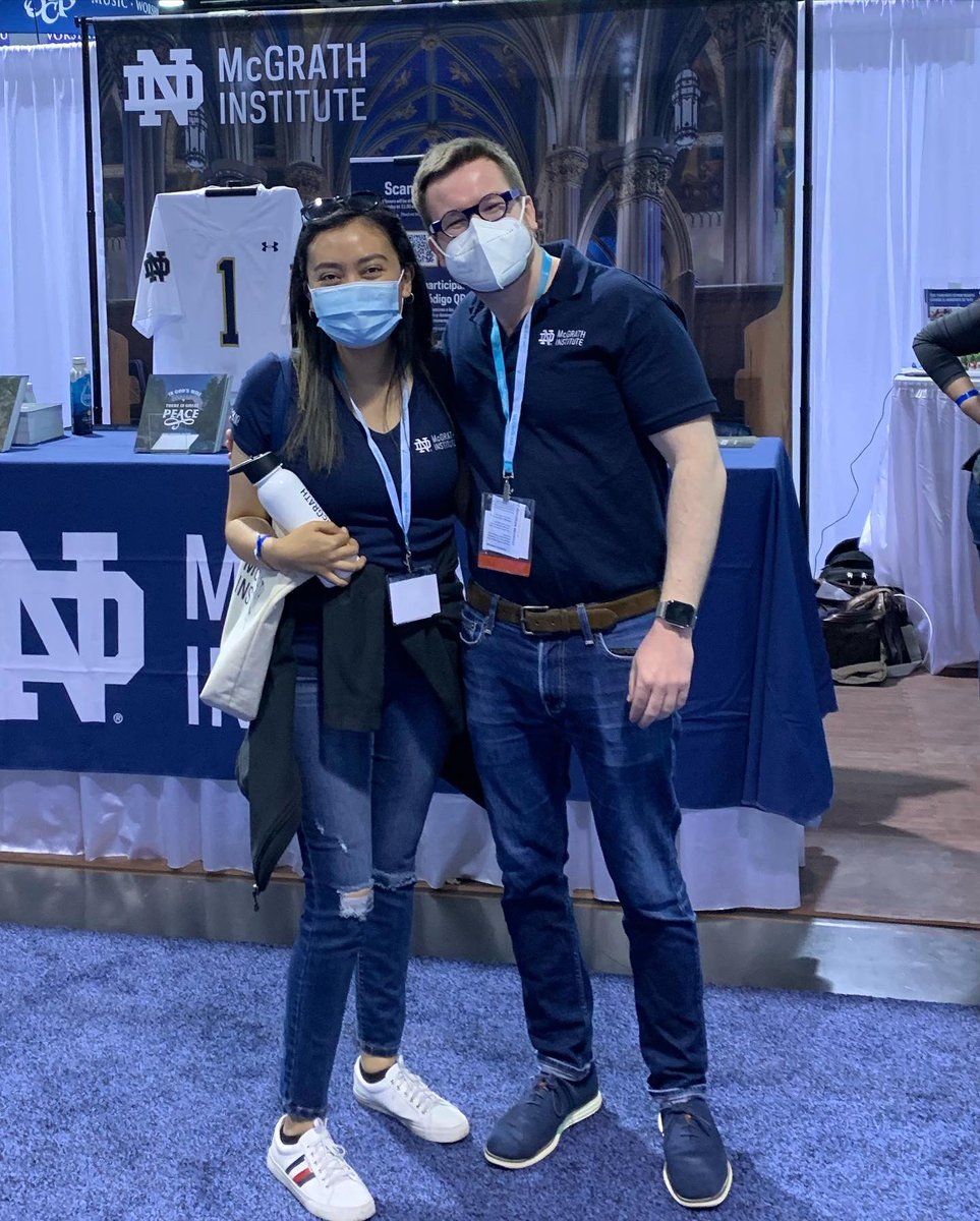 Two of our apprentices, Chris and Edith, stopped by the <a href="/McGrathND/">McGrath Institute for Church Life</a> booth at <a href="/LACongress/">Los Angeles Religious Education Congress</a>! Come see us!