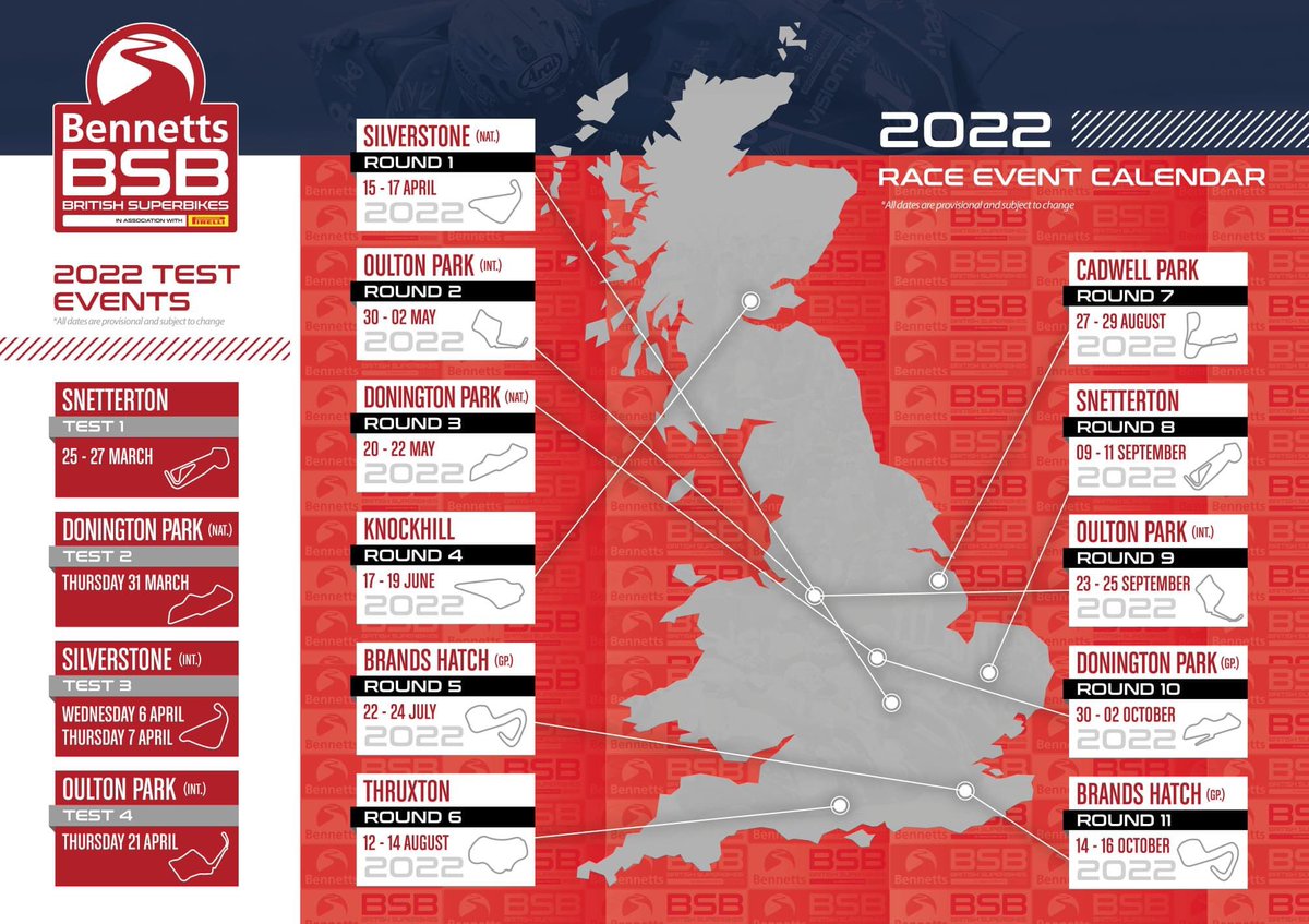 2022 Tommo#21 BSB Race Schedule…Let’s Go!  

<a href="/ArmySportASCB/">Army Sport</a> 
<a href="/1MPBrigade/">1 MP Brigade</a> 
<a href="/RecruitmentAgc/">Adjutant General’s Corps</a> 
<a href="/AGCSgtMaj/">Adjutant General’s Corps SM</a> 
@home_comdsm 
<a href="/soldiermagazine/">Soldier Magazine</a> 
<a href="/cosascb/">Paul Leighton MBE - COO Army Sport</a> 
<a href="/AgcSport/">AGC_Sport</a>
<a href="/AEAPCentre/">Army Elite Athlete Performance Centre</a> 
<a href="/ArmySouthEast/">Army in the South East</a>
<a href="/armystem/">ASYET</a>
<a href="/ArmySportsLTRY/">British Army Sport Lottery</a>
<a href="/richwbfbs/">BFBS Richard Wyeth</a>
<a href="/BFBSAldershot/">BFBS Aldershot</a>

<a href="/Quattro_Plant/">Quattro Plant Hire</a>
<a href="/UKTriumph/">Triumph Motorcycles</a>
<a href="/OfficialTriumph/">Triumph Motorcycles</a>