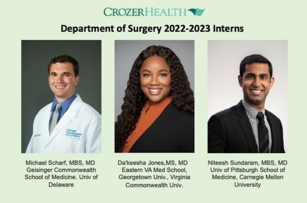 crozersurgery's tweet photo. Ecstatic to announce our incoming class! 
Welcome to Crozer! https://t.co/SEJrxB3ScG