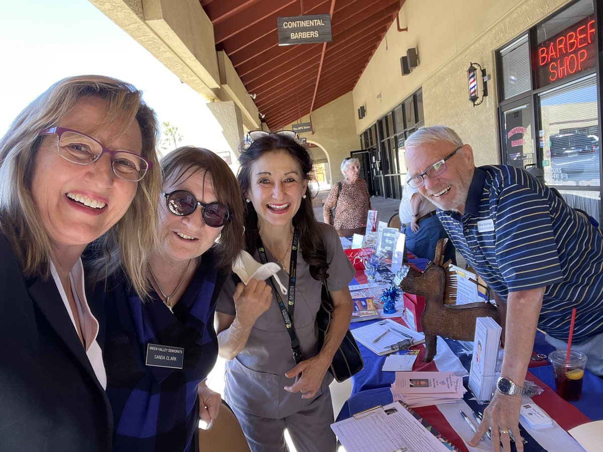 Come on over to the @greenvalleydemocrats, 190 W. Continental Rd., Ste 208, and sign the petitions of some fabulous Dem candidates! My petition is here and so am I! I’m enjoying talking to Dems abt protecting voting rights, strengthening health care and combating climate change!