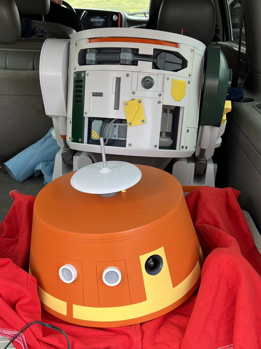HRChopper's tweet photo. Chopper is loaded up in the Ghost and is en route to GalaxyCon Richmond! Come see us there! #hrchopper #galaxyconrichmond #freedombase #garrisontyrannus https://t.co/Nq3iLmeLwd