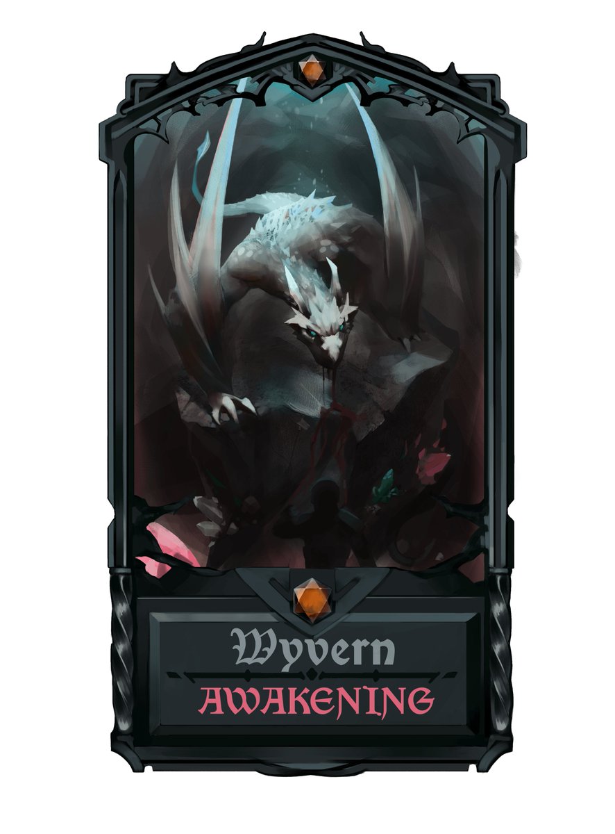 As was promised yesterday in Discord - second card reveal from the new pack - bloody "Wyvern"! 🔥

Thx for your awesome activity and staying with us for so long, we really appreciate it! ❤️

Lets hit here 15 reactions (40 in Discord) for another card reveal 💀
---
#GSMS #NFT #P2E