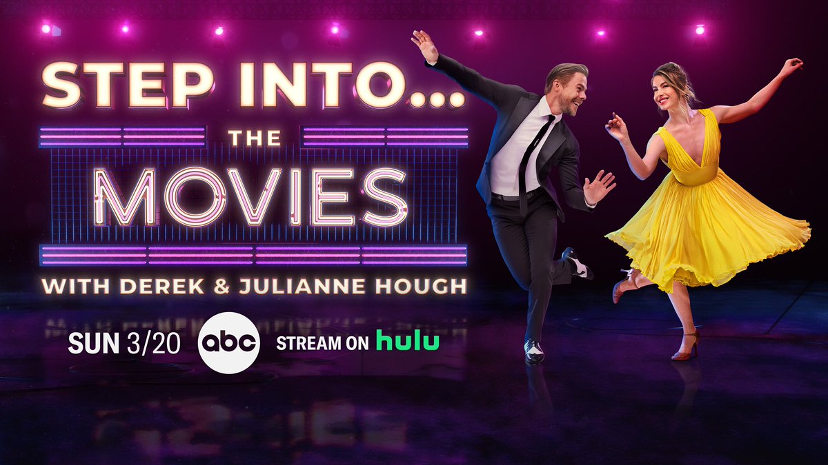 It’s about to be an iconic night! 🤩 #StepIntoTheMovies with me, @juleshough and more SUNDAY at 10/9c on <a href="/ABCNetwork/">ABC</a>! Stream next day on Hulu.