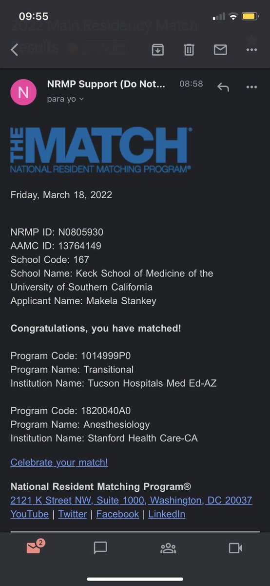 MakelaStankey's tweet photo. So so so excited to be doing a transitional year in Tucson to be w/ the fam then @stanfordanes for anesthesiology residency!!! Endlessly grateful for the patients that’ve opened their worlds to me, and the village that’s walked w/ me along the way. Ready for the next step 🤩🌈🤠 https://t.co/yh83moVPI9