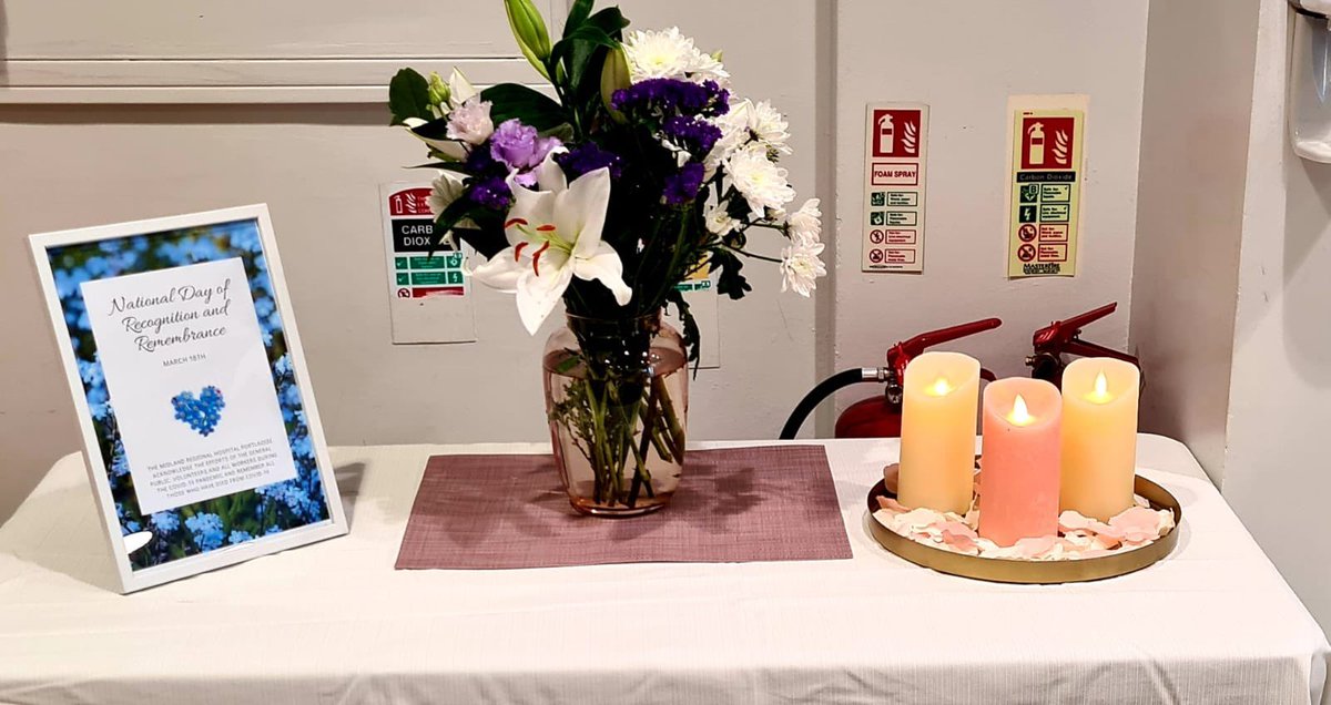 Great to have additional public holiday today but important to acknowledge why; National remembrance &amp; recognition day #MRHPortlaoise remembering #COVID19 Thank you <a href="/DaggZara/">Zara Dagg</a> for organising. @DMHospitalGroup