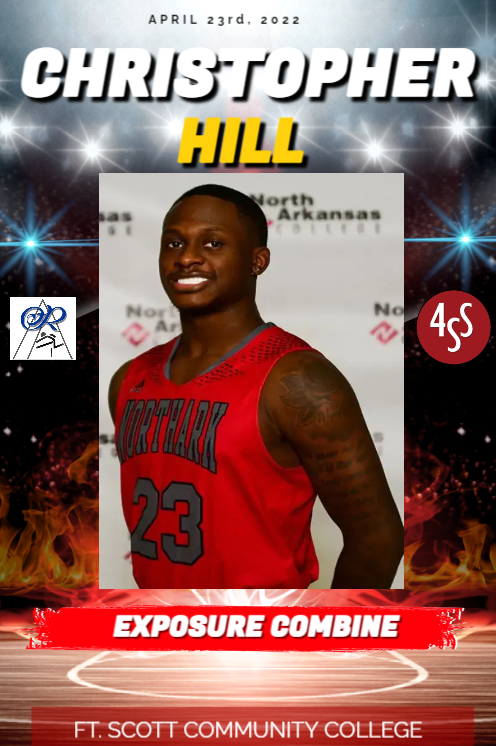 We are excited to announce that <a href="/Chill_hoops/">Chris Hill</a>, a JUCO Combo Guard from <a href="/PioneerTeams/">Northark Athletics</a> just reserved his spot in our Combine at @FSCCBasketball on 4/23. Chris would be an asset to any 4-year program that's looking for a leader on and off of the court.  <a href="/WebsterHoops/">Webster Basketball</a> <a href="/SaintLouisMBB/">Saint Louis Men's Basketball</a>