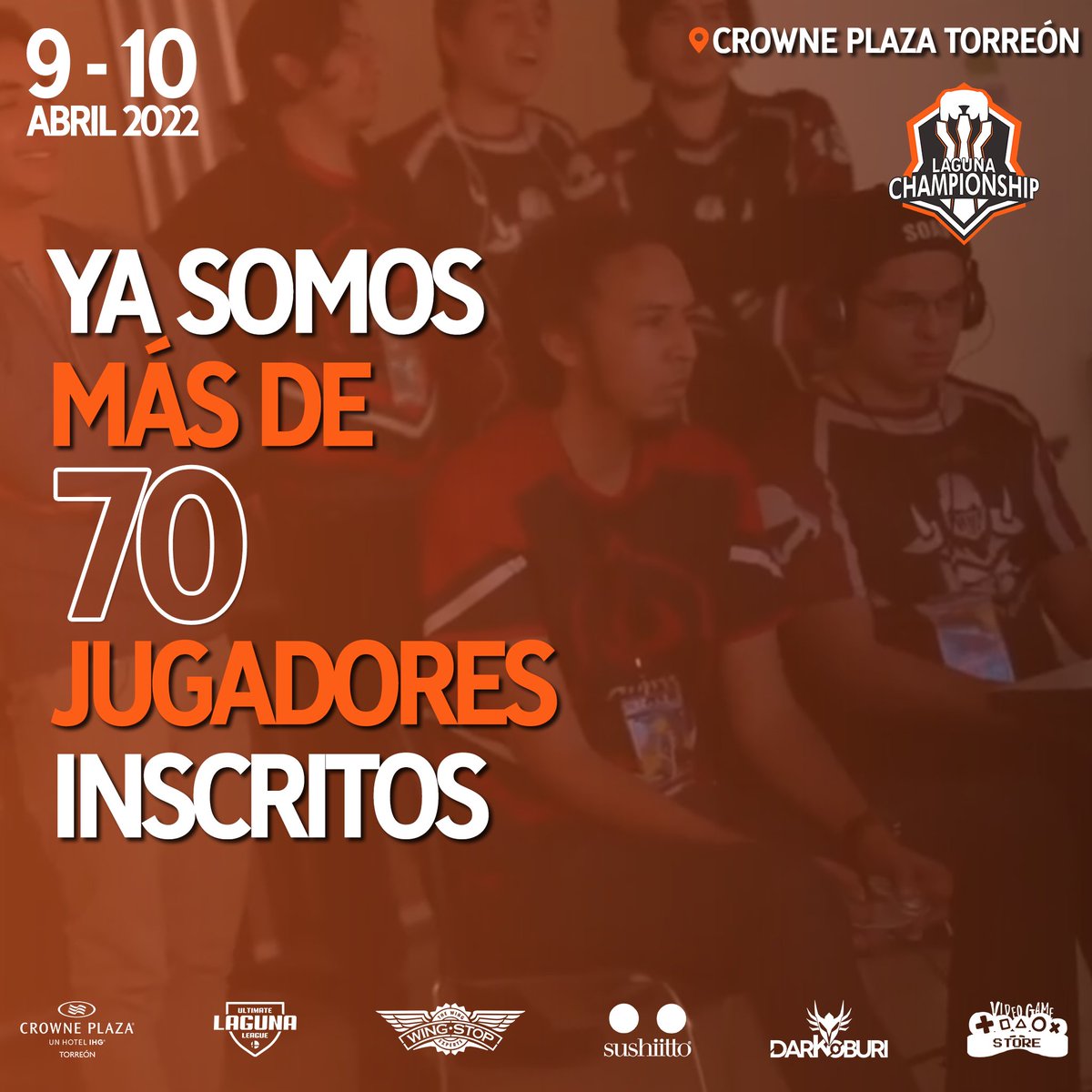 ¡Gracias al apoyo de todos ya somos más de 70 jugadores inscritos! 🔥🏆
¡Los esperamos este 9 y 10 de abril!
Inscripciones abiertas en: 👇
smash.gg/ull_lc2022