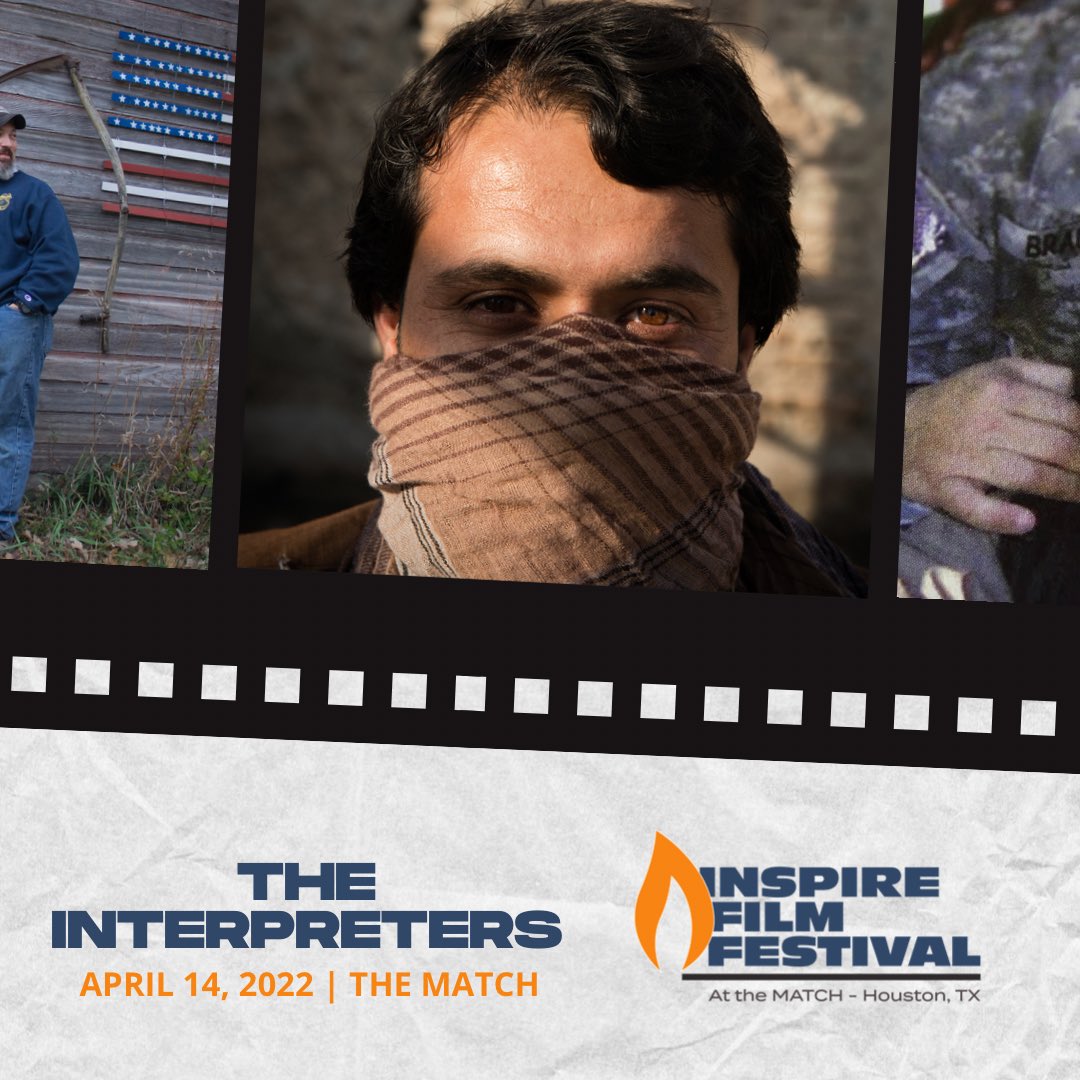 On Thursday, April 14th at 6pm, we will host a screening of The Interpreters, at our new location, @matchouston. The Interpreters is a gripping story about the journey of Afghan and Iraqi interpreters who played a key role in enabling communication between locals and U.S. troops.