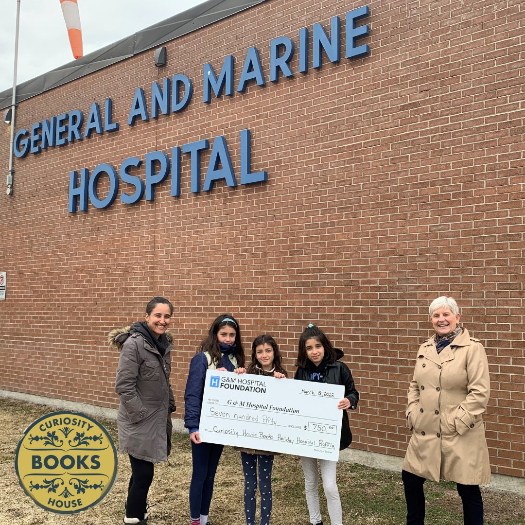 Our friends at <a href="/curiosityhouse/">Curiosity House Books</a> held a Holiday Book Raffle in December &amp; generously donated the proceeds to CGMHF! 

They raised $750 from the tickets purchased in store, as well as $385 through online raffle tickets. That is a grand total of $1,135.00! 

Thank you!

#cgmh