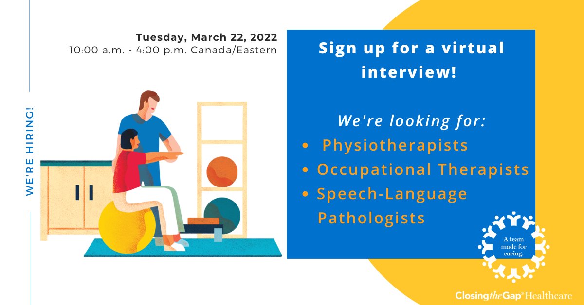 Are you looking for a career change? Sign up for our virtual interview event on Tuesday, March 22nd and speak to one of our recruiters. 
linkprotect.closingthegap.ca/?url=https%3A%…