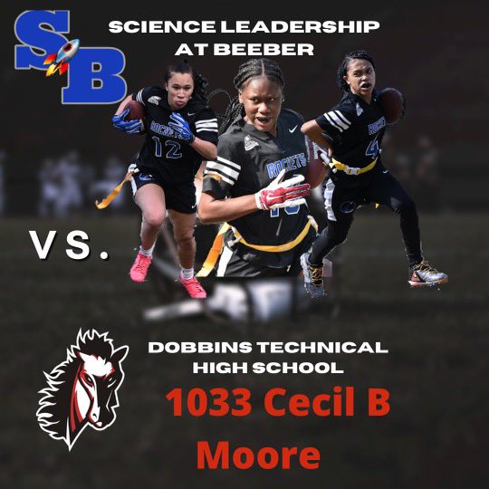 Congratulations to the girls on their 20-0 win over Dobbins in our 1st flag football game of the season!