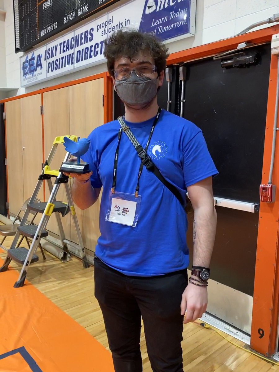 Congrats to team 4392 for winning our social media pit award! You guys have great YouTube videos! 🙌 Their channel is: Team 4392 | The Deceivers <a href="/deceiversteam/">Team 4392 | The Deceivers</a>