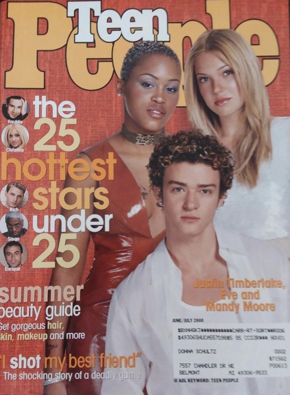 JT ARCHIVES on X: Justin Timberlake for Teen People Magazine, 2000.   / X