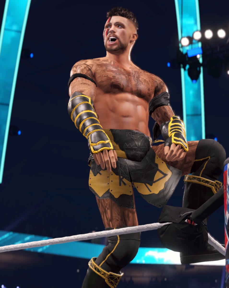 The Modern Day Gladiator. Before and After Battle.