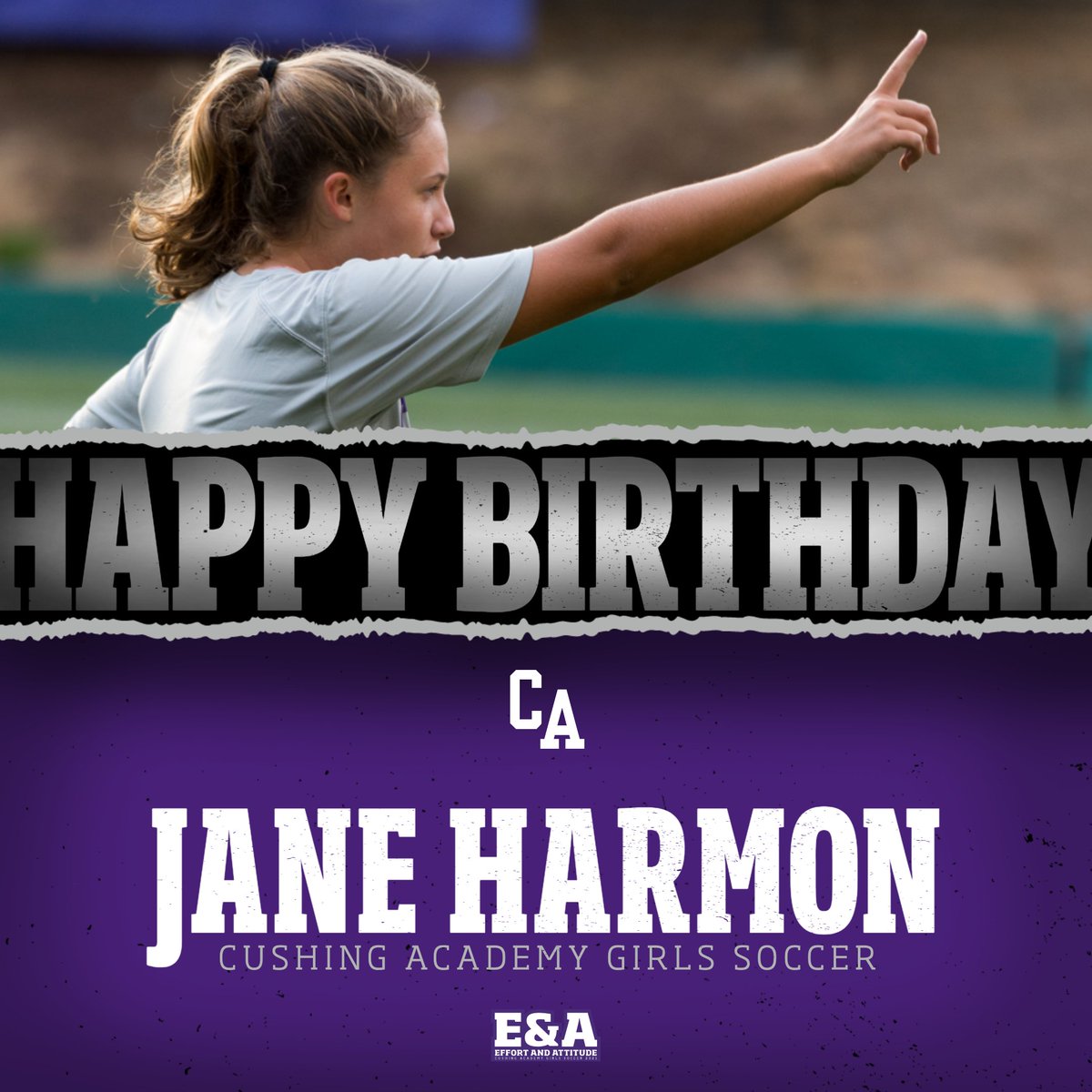 CushingGSoccer's tweet photo. 🥳🎉🎊 Happy Belated Birthday to Jane Harmon ’22! We hope you had a great day Jane.

#CushingSoccer #CushingAthletics #EandA https://t.co/sudBZL4e3C