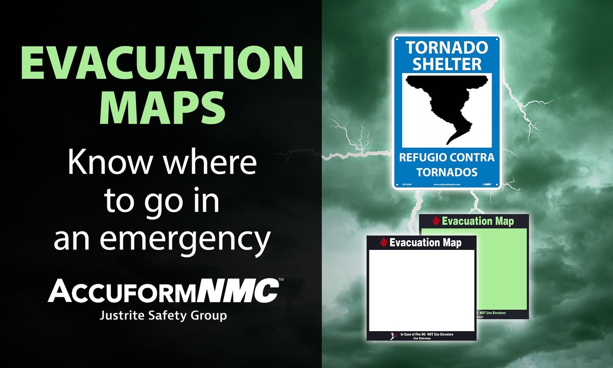 How prepared is your business for an emergency?

Let AccuformNMC.com help you get the emergency safety identification you need!

#AccuformNMC #emergencypreparedness #safetyintheworkplace