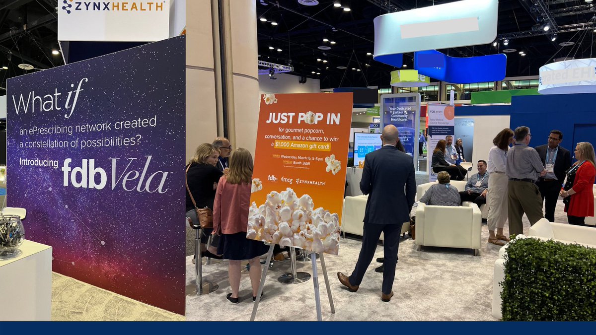 FDB_US's tweet photo. That’s a wrap on #HIMSS22! Thank you, @HIMSS for a fabulous event! Our team had a wonderful time meeting everyone who dropped in to learn more about our #PatientFirst solutions &amp; for the exciting launch of FDB Vela™! Check out some📷’s from the week! #ePrescribing #DrugKnowledge https://t.co/ERkdQZWB0K
