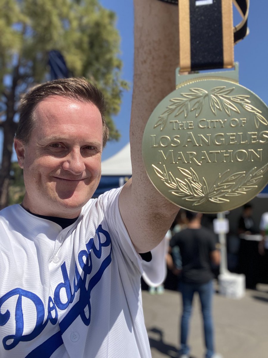 mattknudsen's tweet photo. 10 YEARS!
This is the commemorative medal you get for running the @LAMarathon for 10 consecutive years. I was more emotional than I was expecting when I got it.
Thank you to everyone who has supported my @StJude fundraising all these years. ❤️
#stjude #lamarathon #laloyal https://t.co/FyccWkSUE0