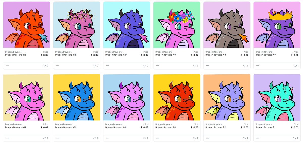DragonDCeth's tweet image. All dragons now 0.02ETH!!
#NFT #NFTCommunity #NFTCollection #NFTartist #NFTdrop #NFTpricedrop