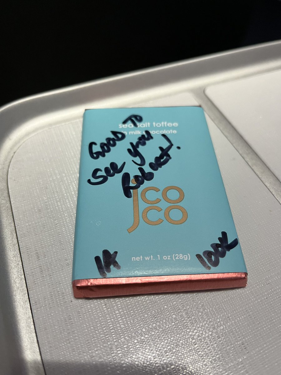 robfisher72's tweet photo. @AlaskaAir The reason why Alaska Airlines is one of the best…it’s how they take care of their customers and with a personal touch. Thank you Ti for the personal touch and your service today. Flight #612 https://t.co/t0mQ04fYsh