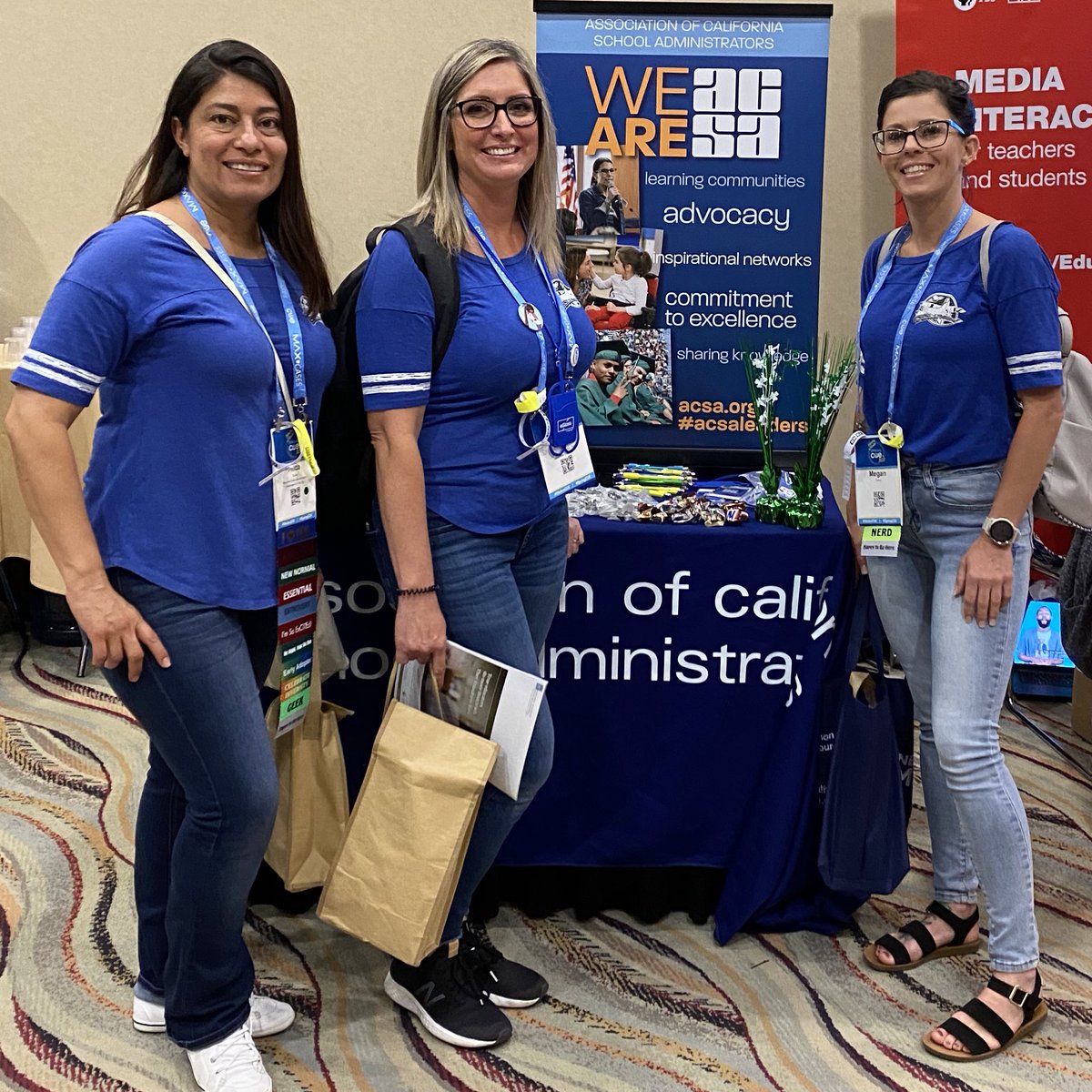 margieacsa's tweet photo. Hey @ValVerdeSupt, we found some of yours! ACSA LOVES aspiring school administrators!! ❤️❤️❤️ Good luck to @MichelleChilde3 (center) of @ValVerdeUSD
on her journey to becoming a credentialed admin. We can’t wait to see her leading! #SpringCUE #acsa https://t.co/LtWWmLbGEd