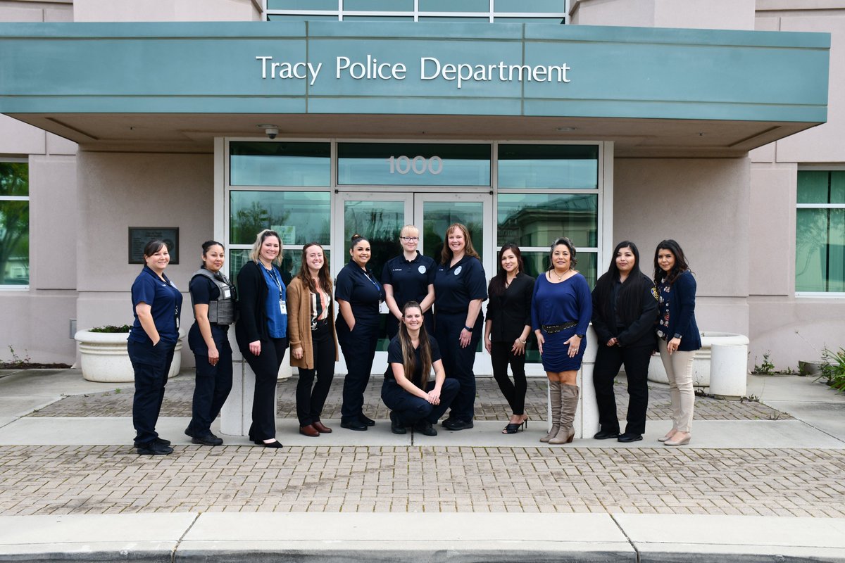 tracypd's tweet photo. We would like to celebrate all of the women at Tracy PD. These women are paving the way for the future women in law enforcement. Thank you all for your commitment to keep our community safe. #tracypd #tracyca #NationalWomensMonth2022 #womenshistorymonth #tracypolicedepartment https://t.co/Qeog8QmpvL
