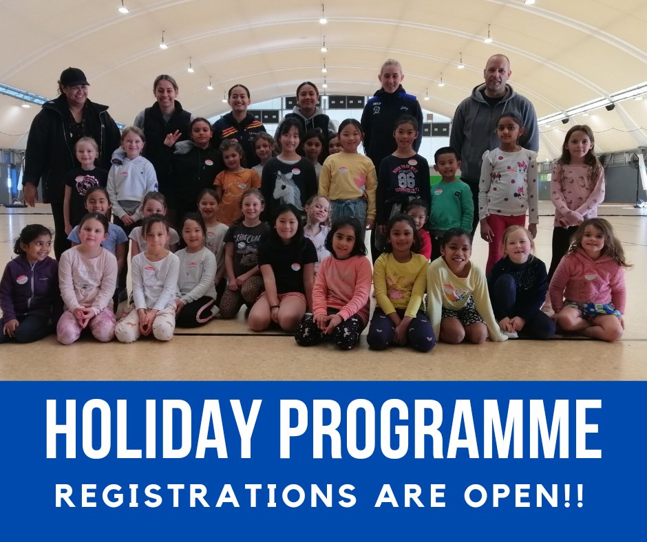 Netball_Waitak's tweet photo. Registrations are OPEN now for the April Holiday Programme 😀 🏐

https://t.co/dPTsEYRSji 

#registernow
#holidayprogramme
#netballwaitakere https://t.co/1Xcste6ZFK