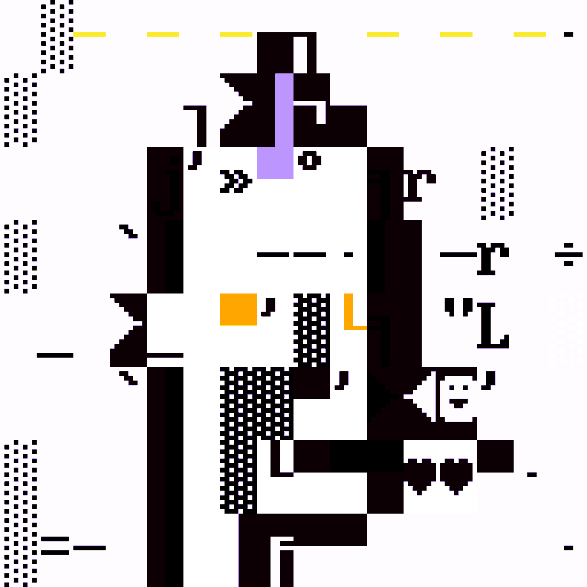 futureart00's tweet photo. avatar for the day 🦩🌴
@DOSPunksNFT is a dope ASCII pfp by glitch god @maxcapacity spanning #eth and #tez
each piece is a unique distorted punk, with folks owning one of both chains making up the @DOSPunksDAO
https://t.co/l8cZf4kVvm
#cryptoart #cryptocollectibles #nftdaze https://t.co/EIJiNFqj9z