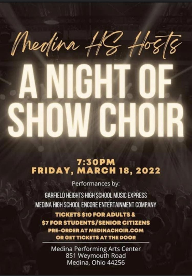 Heading to Medina High School. Hanging out with Medina Encore Entertainment for some much needed fun. Hope you all can make it.