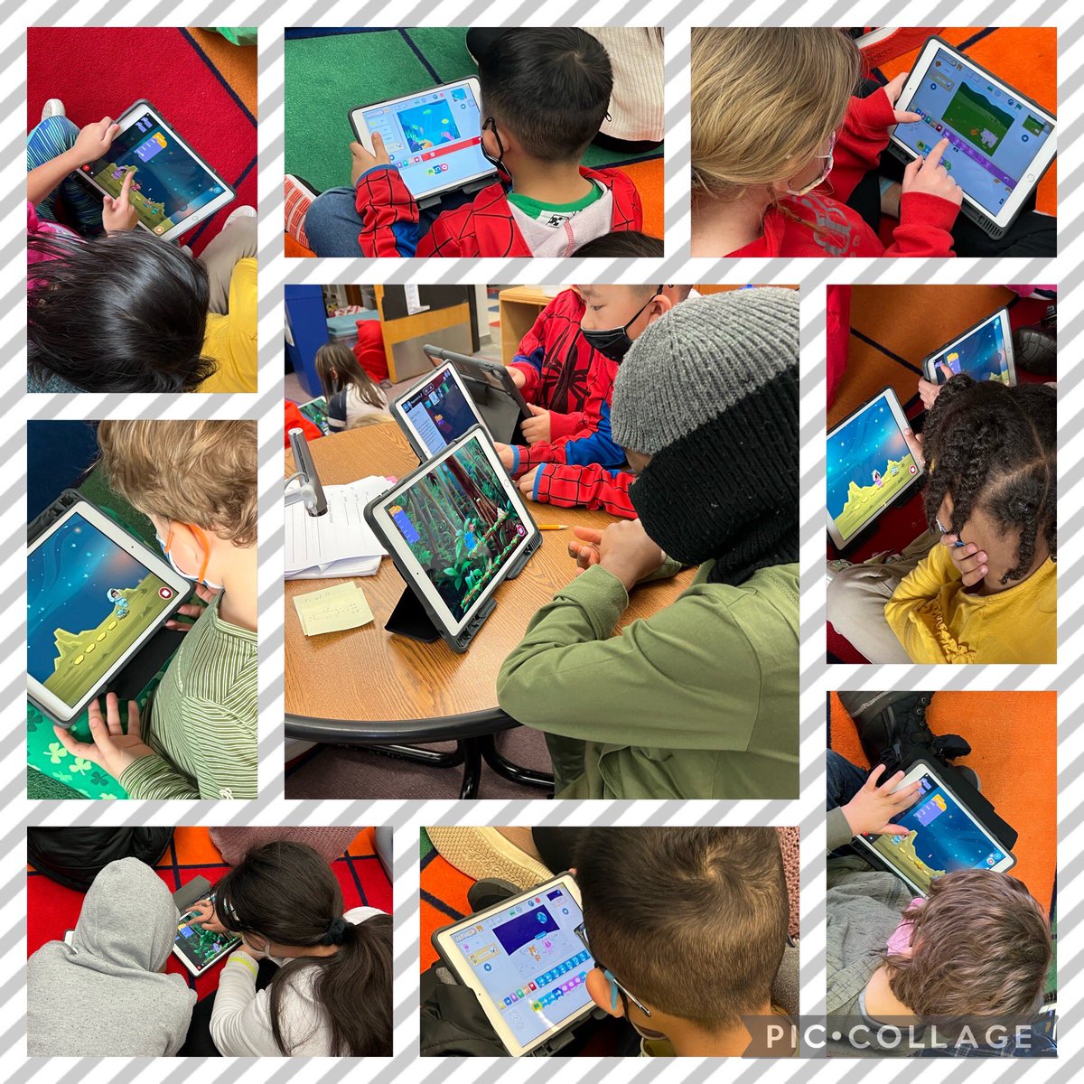 johnbjoraker's tweet photo. Thank you @kreagan4444 for spending the day with us @FarnsworthPreK4 I am so glad students were able to use critical thinking, problem solving, and collaboration as they learned some block based coding! https://t.co/CocLW9UBBv