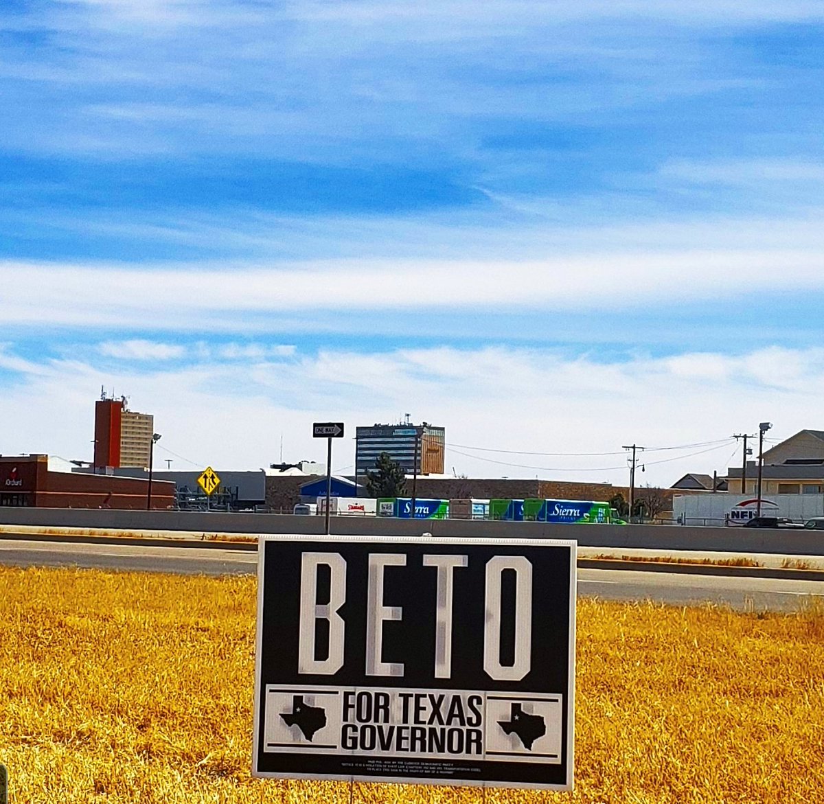 lubbockdems's tweet photo. @BetoORourke signs now available at the Lubbock Democratic Party Headquarters located at 2809 74th st. 
Donations welcome. https://t.co/tpD84UPTfE