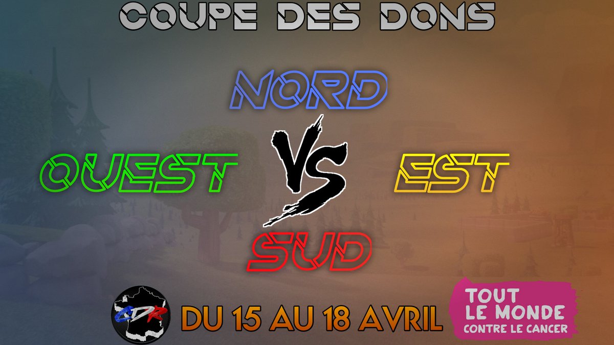 COC_CDR's tweet image. Mesdames et messieurs la CDR est fière de vous présenter la coupe des dons du 15 au 18 avril! Plus de détails demain sur la chaîne twitch de @nolium21.
