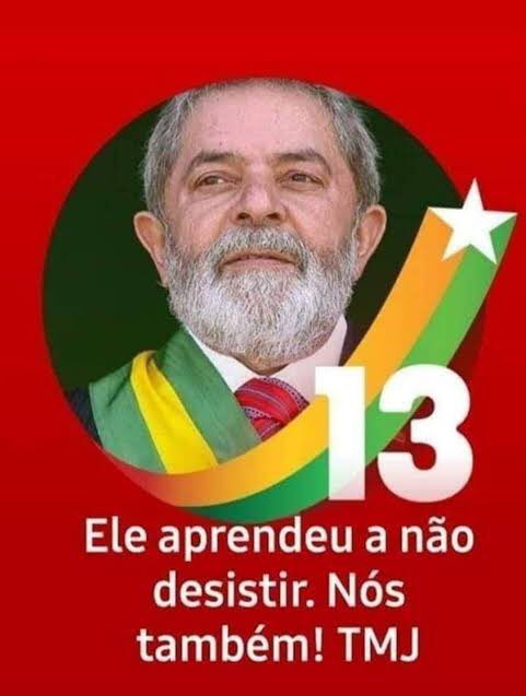esquerdafogao7's tweet photo. @PaulSilpetista @LulaOficial Tmjuntos companheiro!
Vamos nessa.... https://t.co/BAiXxiTYYx