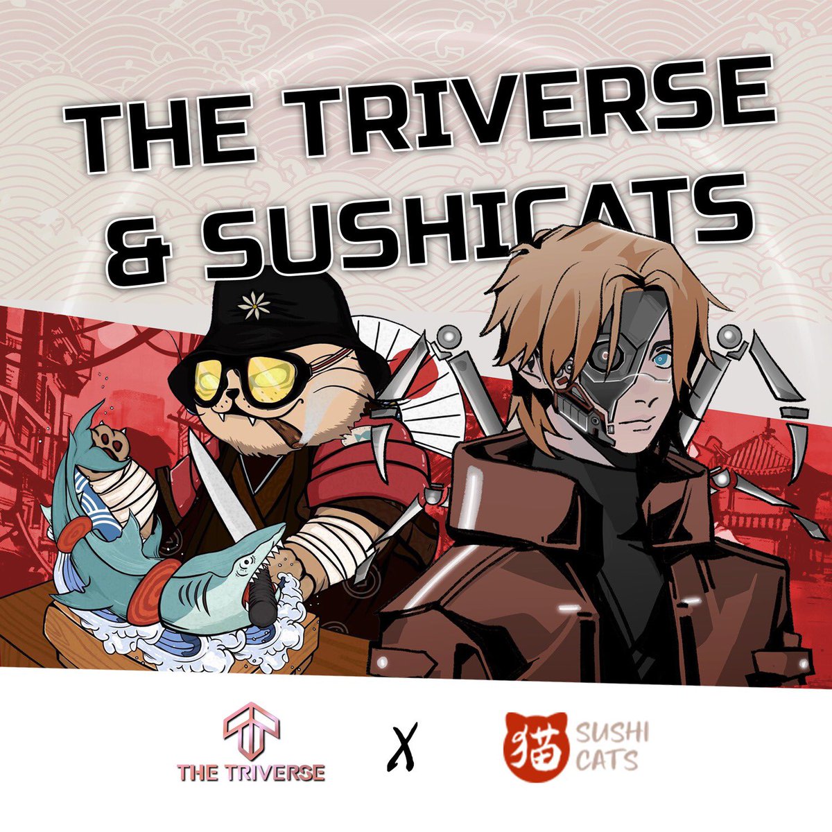 thesushicatsnft's tweet photo. ✨ The Triverse x Sushi Cats ✨

We are giving away 5 WL spots from @TheTriverseNFT in 24hrs! 

To enter:
1. Follow @TheTriverseNFT &amp; @thesushicatsnft
2. Like and Retweet this post
3. Tag 5 friends

🔔 Please turn ON Notifications so you don’t miss anything!

#NFT #NFTGiveaway https://t.co/MbNWy7ePs2