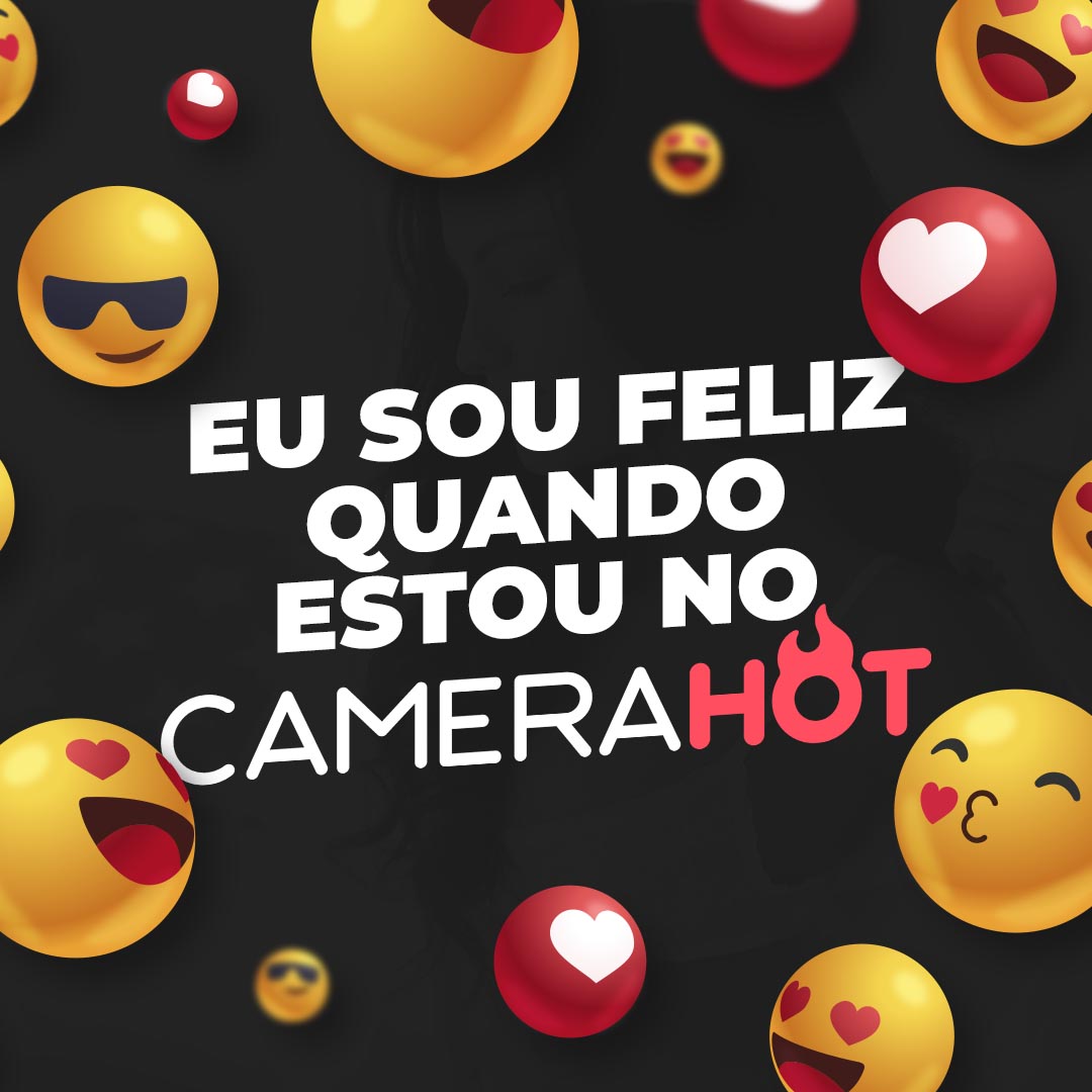 Como dia 20 é Dia Internacional da Felicidade, queremos saber o que te faz feliz no CameraHot.com. Sua musa online? Os stories sem censura? As galerias e o HotMessenger? Comente 3 coisas que te faz feliz no site e concorra a 3 pacotes de 30 bônus. Resultado dia 24/03.