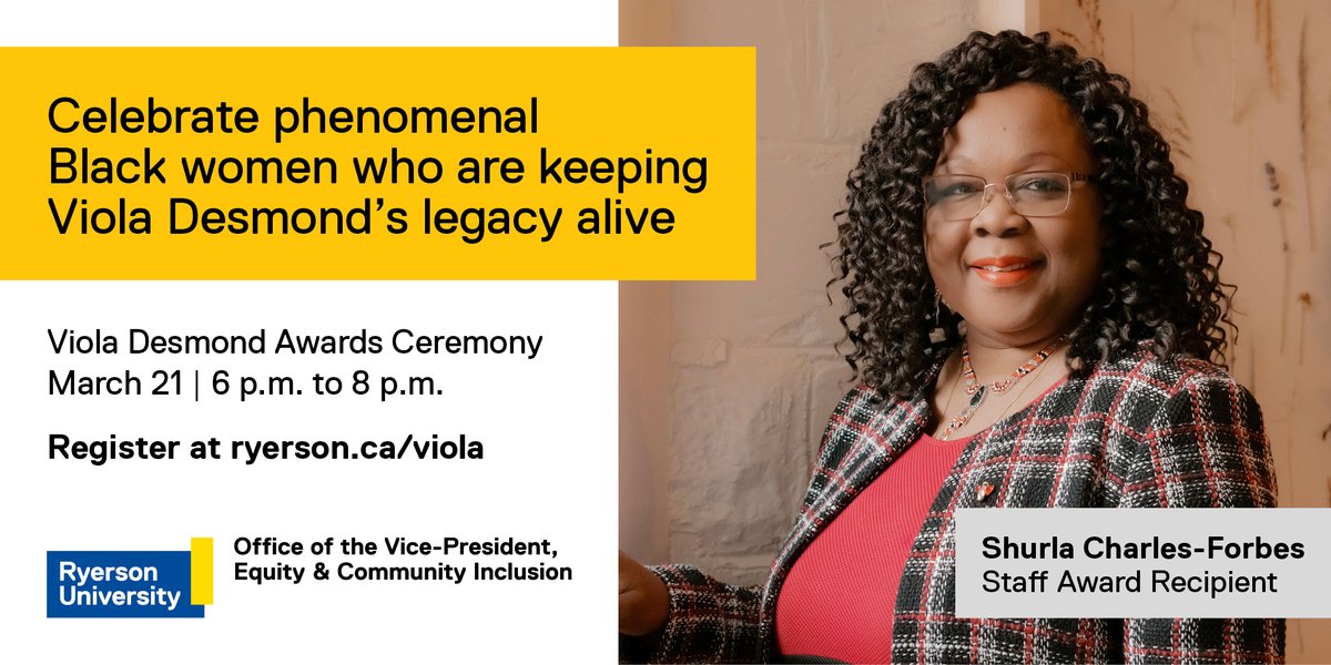 TMU's Vice-President, Equity & Community Inclusion tweet media