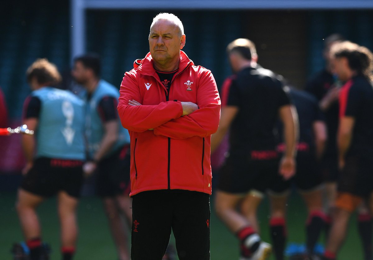 WelshRugbyUnion's tweet photo. Ein rhediad y capten terfynol ar gyfer Chwe Gwlad 2022 🏴󠁧󠁢󠁷󠁬󠁳󠁿 A final captain's run for the Guinness Six Nations campaign. 

#WALvITA https://t.co/QL9qs3BC5l