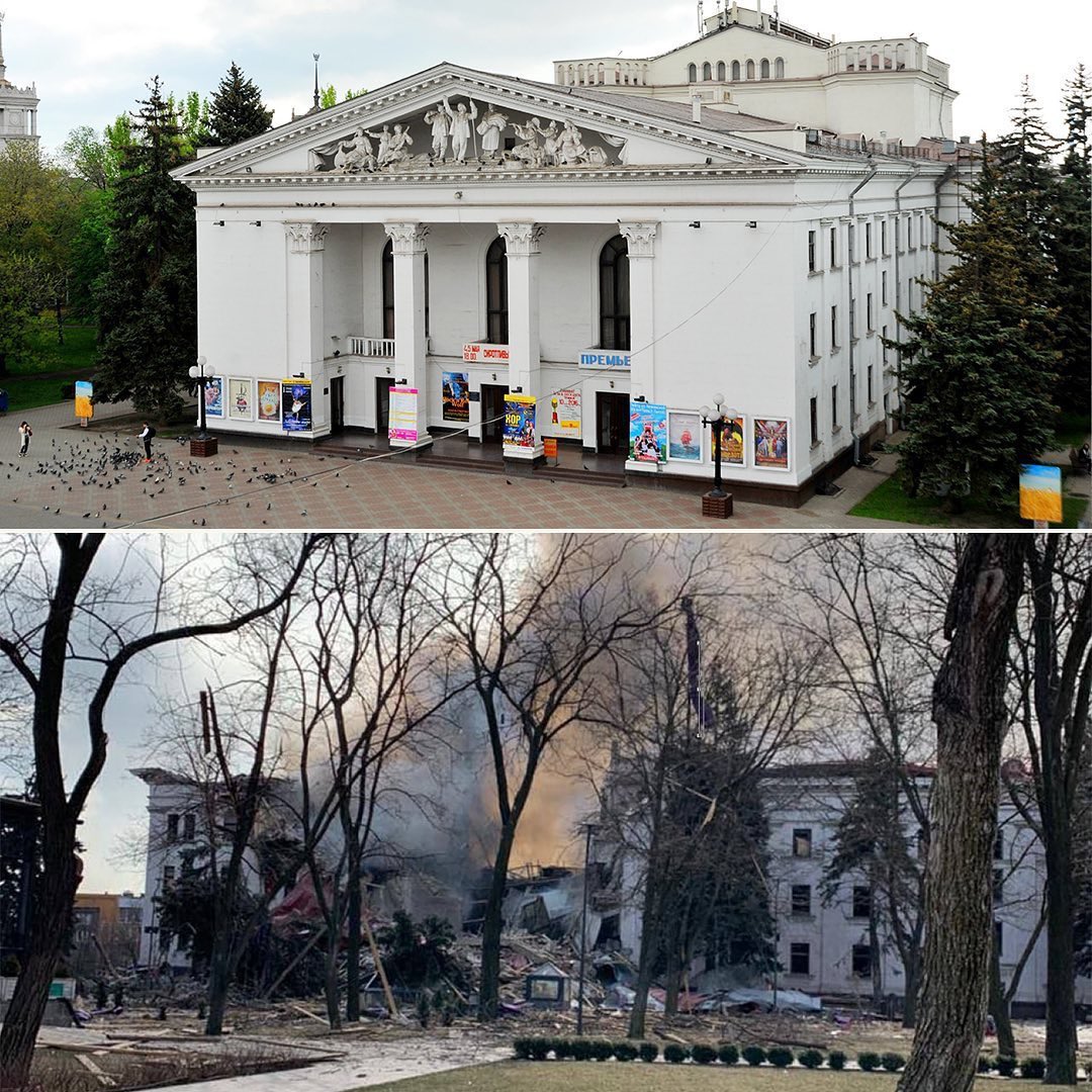 130 people brought up from the basement of the bombed #Mariupol theater. 1300 still remain. It’s a miracle no one was killed.