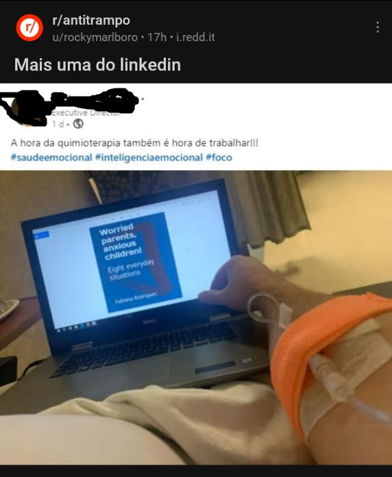 Tem que acabar o linkedin