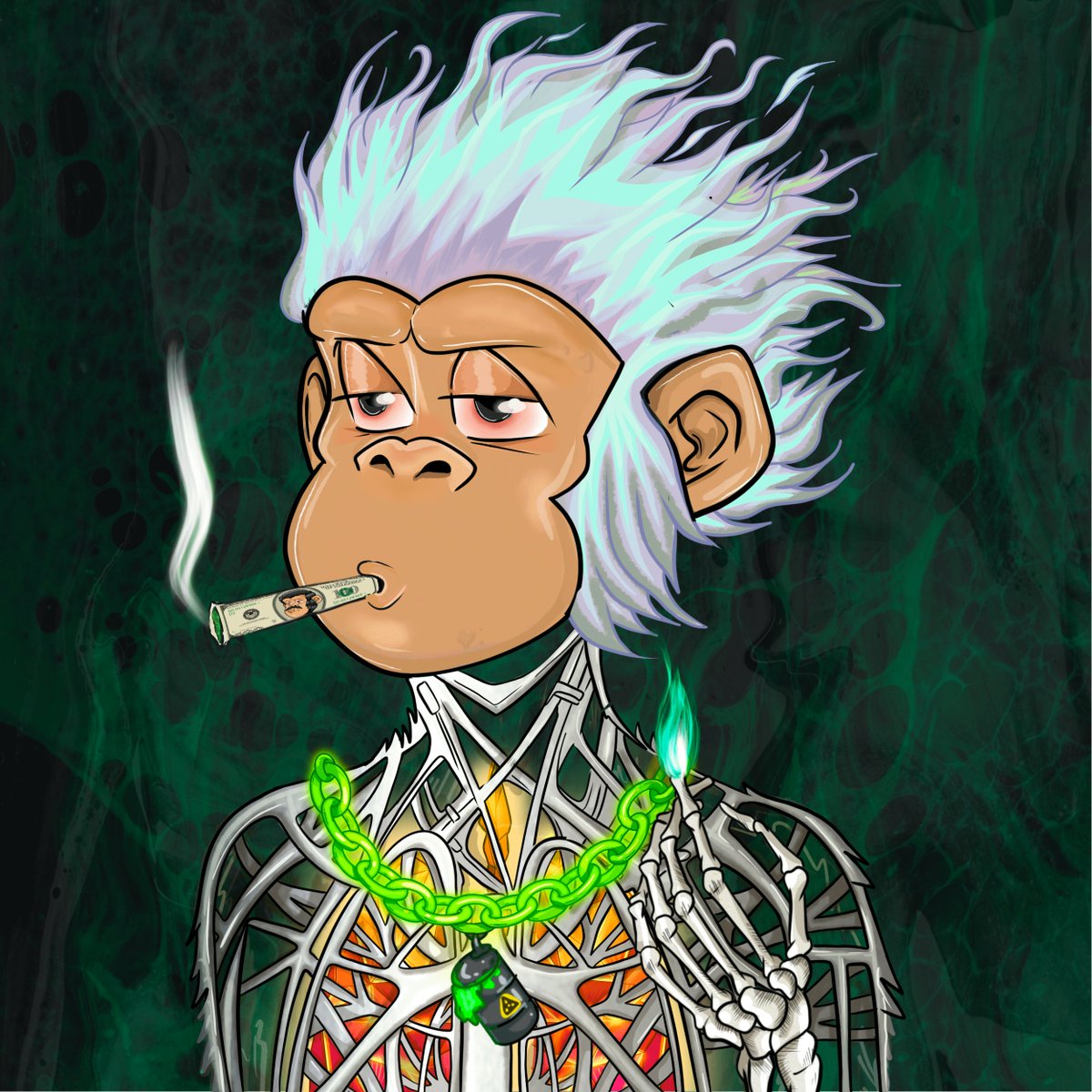 The Nuked wave spreads even more☢️

We are giving away 1 Nuked Ape NFT ($2,500+) to get you Nuked

- Follow &amp; RT and 💚
- Tag 3 Nuked Frens 🤝
- Puff Puff 💨  in the comments

Be aware of the Nuked Wave and LFG Broskis! 🔥