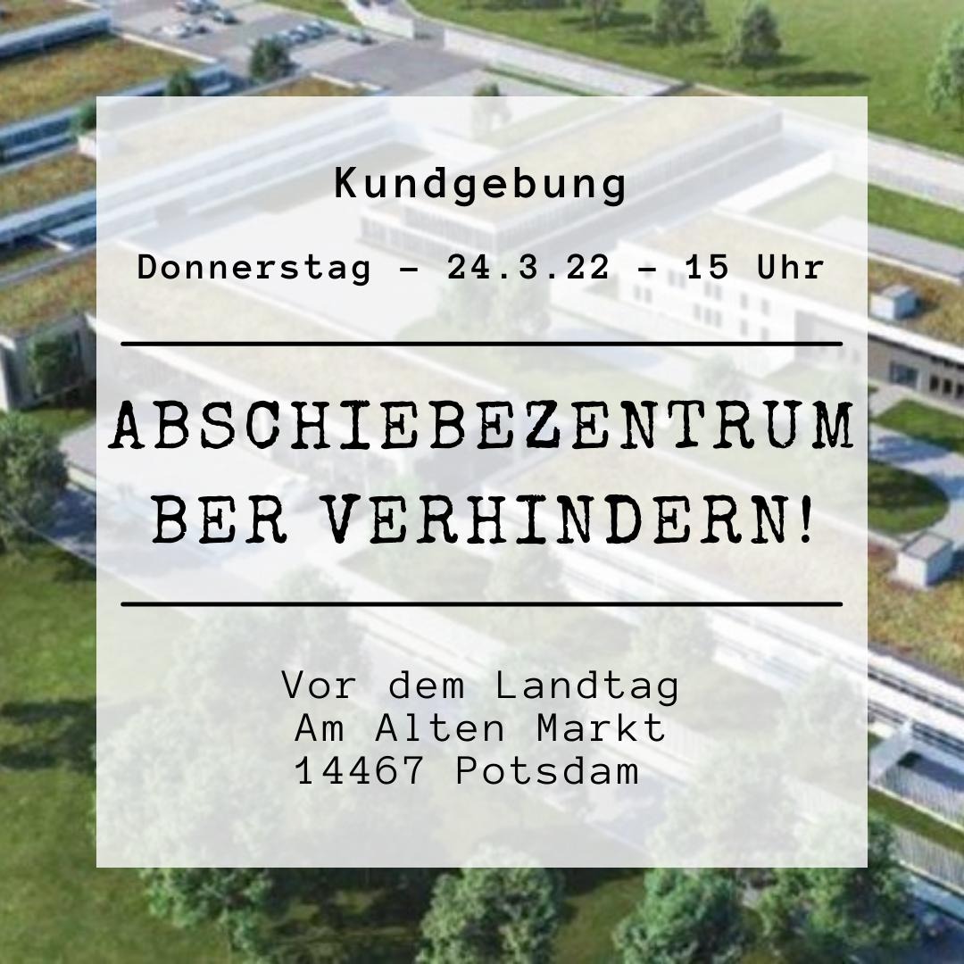 Abolish Deportation Prison BER tweet media